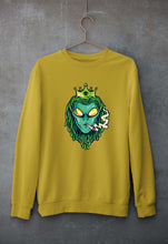Load image into Gallery viewer, Weed Monster Unisex Sweatshirt for Men/Women-Mustard Yellow-Ektarfa.online