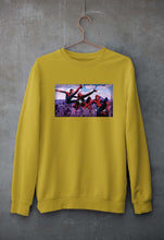 Load image into Gallery viewer, Spiderman Superhero Unisex Sweatshirt for Men/Women-Mustard Yellow-Ektarfa.online