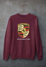 Load image into Gallery viewer, Porsche Logo Unisex Sweatshirt for Men/Women-Maroon-Ektarfa.online