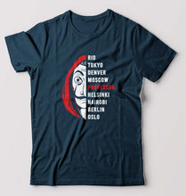 Load image into Gallery viewer, Money Heist T-Shirt for Men-Petrol Blue-Ektarfa.online