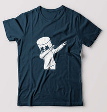 Load image into Gallery viewer, Dab Marshmello T-Shirt for Men-Petrol Blue-Ektarfa.online