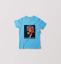 Load image into Gallery viewer, Kurt Cobain Kids T-Shirt for Boy/Girl-Light Blue-Ektarfa.online