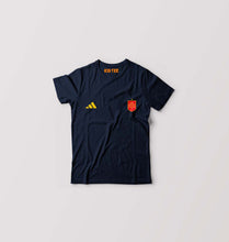 Load image into Gallery viewer, Spain Football T-Shirt for Boy/Girl-Navy Blue-Ektarfa.online