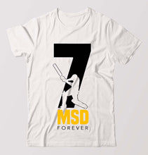 Load image into Gallery viewer, MS Dhoni (MSD) T-Shirt for Men-White-Ektarfa.online
