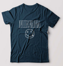 Load image into Gallery viewer, Nirvana T-Shirt for Men-Petrol Blue-Ektarfa.online