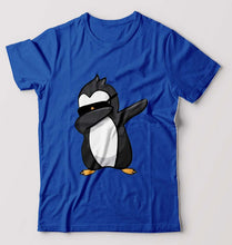 Load image into Gallery viewer, Dab Penguin T-Shirt for Men-Royal Blue-Ektarfa.online