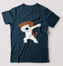 Load image into Gallery viewer, Dab Dog T-Shirt for Men-Petrol Blue-Ektarfa.online