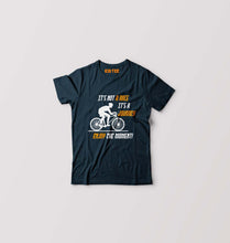 Load image into Gallery viewer, Cycling Kids T-Shirt for Boy/Girl-Petrol Blue-Ektarfa.online