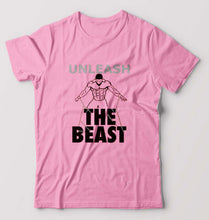 Load image into Gallery viewer, Gym Beast T-Shirt for Men-Light Baby Pink-Ektarfa.online