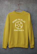 Load image into Gallery viewer, Play Football Unisex Sweatshirt for Men/Women-Mustard Yellow-Ektarfa.online
