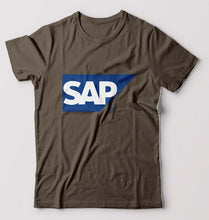 Load image into Gallery viewer, SAP T-Shirt for Men-Olive Green-Ektarfa.online