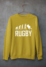 Load image into Gallery viewer, Rugby Evolution Unisex Sweatshirt for Men/Women-Mustard Yellow-Ektarfa.online