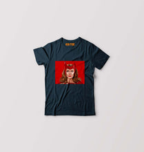 Load image into Gallery viewer, Scarlet Witch Wanda Kids T-Shirt for Boy/Girl-Petrol Blue-Ektarfa.online