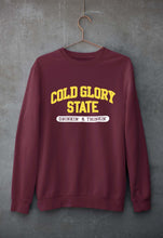 Load image into Gallery viewer, Varsity Cold Glory Unisex Sweatshirt for Men/Women-Maroon-Ektarfa.online