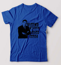 Load image into Gallery viewer, Michael Scott That's What She Said T-Shirt for Men-Royal Blue-Ektarfa.online