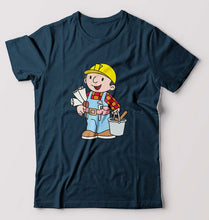 Load image into Gallery viewer, Bob the Builder T-Shirt for Men-Petrol Blue-Ektarfa.online