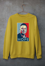 Load image into Gallery viewer, Elon Musk Hope Unisex Sweatshirt for Men/Women-Mustard Yellow-Ektarfa.online