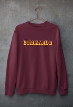 Load image into Gallery viewer, Commando Unisex Sweatshirt for Men/Women-Maroon-Ektarfa.online