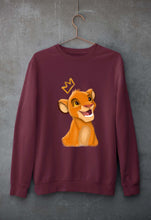 Load image into Gallery viewer, Lion King Simba Unisex Sweatshirt for Men/Women-Maroon-Ektarfa.online