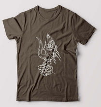 Load image into Gallery viewer, Mahakal Mahadev Bholenath Shiva Shivji T-Shirt for Men-Olive Green-Ektarfa.online