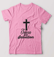 Load image into Gallery viewer, Jesus T-Shirt for Men-Light Baby Pink-Ektarfa.online