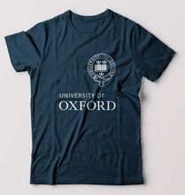 Load image into Gallery viewer, University of Oxford T-Shirt for Men-Petrol Blue-Ektarfa.online