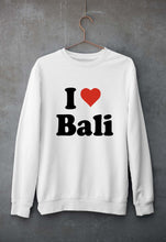 Load image into Gallery viewer, I Love Bali Unisex Sweatshirt for Men/Women-White-Ektarfa.online
