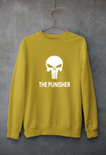 Load image into Gallery viewer, Punisher Unisex Sweatshirt for Men/Women-Mustard Yellow-Ektarfa.online