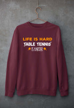 Load image into Gallery viewer, Table Tennis (TT) Unisex Sweatshirt for Men/Women-Maroon-Ektarfa.online