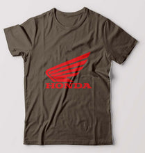 Load image into Gallery viewer, Honda T-Shirt for Men-Olive Green-Ektarfa.online