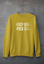 Load image into Gallery viewer, EIIGY QEE POCR CII (Fuck Off) Unisex Sweatshirt for Men/Women-Mustard Yellow-Ektarfa.online
