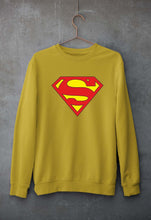 Load image into Gallery viewer, Superman Unisex Sweatshirt for Men/Women-Mustard Yellow-Ektarfa.online