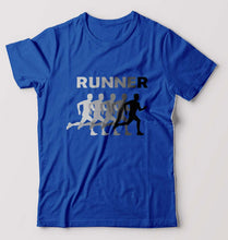 Load image into Gallery viewer, Runner Running T-Shirt for Men-Royal Blue-Ektarfa.online