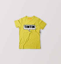 Load image into Gallery viewer, Tintin Kids T-Shirt for Boy/Girl-Yellow-Ektarfa.online