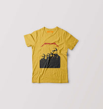 Load image into Gallery viewer, Metallica Kids T-Shirt for Boy/Girl-Golden Yellow-Ektarfa.online