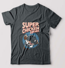 Load image into Gallery viewer, PUBG Super Chicken Dinner T-Shirt for Men-Steel grey-Ektarfa.online
