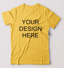 Load image into Gallery viewer, Customized-Custom-Personalized T-Shirt for Men-Golden Yellow-Ektarfa.online
