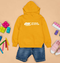 Load image into Gallery viewer, optimum nutrition (ON) Kids Hoodie for Boy/Girl-Mustard Yellow-Ektarfa.online