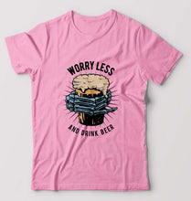 Load image into Gallery viewer, Beer T-Shirt for Men-Light Baby Pink-Ektarfa.online
