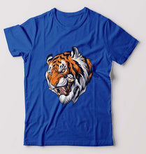 Load image into Gallery viewer, Tiger T-Shirt for Men-Royal Blue-Ektarfa.online