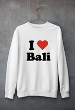 Load image into Gallery viewer, I Love Bali Unisex Sweatshirt for Men/Women-White-Ektarfa.online