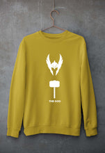Load image into Gallery viewer, Thor Superhero Unisex Sweatshirt for Men/Women-Mustard Yellow-Ektarfa.online