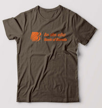 Load image into Gallery viewer, Bank of Baroda T-Shirt for Men-Olive Green-Ektarfa.online