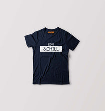 Load image into Gallery viewer, EDM & CHILL Kids T-Shirt for Boy/Girl-Navy Blue-Ektarfa.online