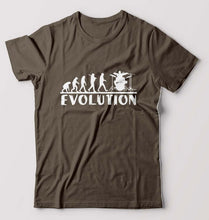 Load image into Gallery viewer, Drummer Evolution T-Shirt for Men-Olive Green-Ektarfa.online