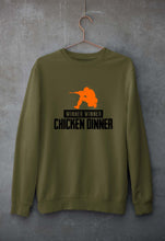 Load image into Gallery viewer, PUBG Winner Winner Chicken Dinner Unisex Sweatshirt for Men/Women-Olive Green-Ektarfa.online
