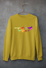 Load image into Gallery viewer, Trumpet Unisex Sweatshirt for Men/Women-Mustard yellow-Ektarfa.online