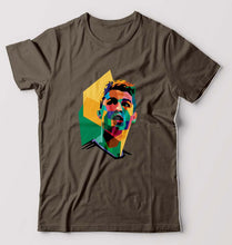 Load image into Gallery viewer, Cristiano Ronaldo CR7 T-Shirt for Men-Olive green-Ektarfa.online