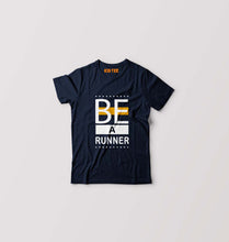 Load image into Gallery viewer, Runner Running Kids T-Shirt for Boy/Girl-Navy Blue-Ektarfa.online