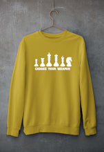 Load image into Gallery viewer, Chess Unisex Sweatshirt for Men/Women-Mustard Yellow-Ektarfa.online